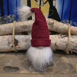 New 11" Tall Red Gnome With 4.5" Diameter Bell Bottom